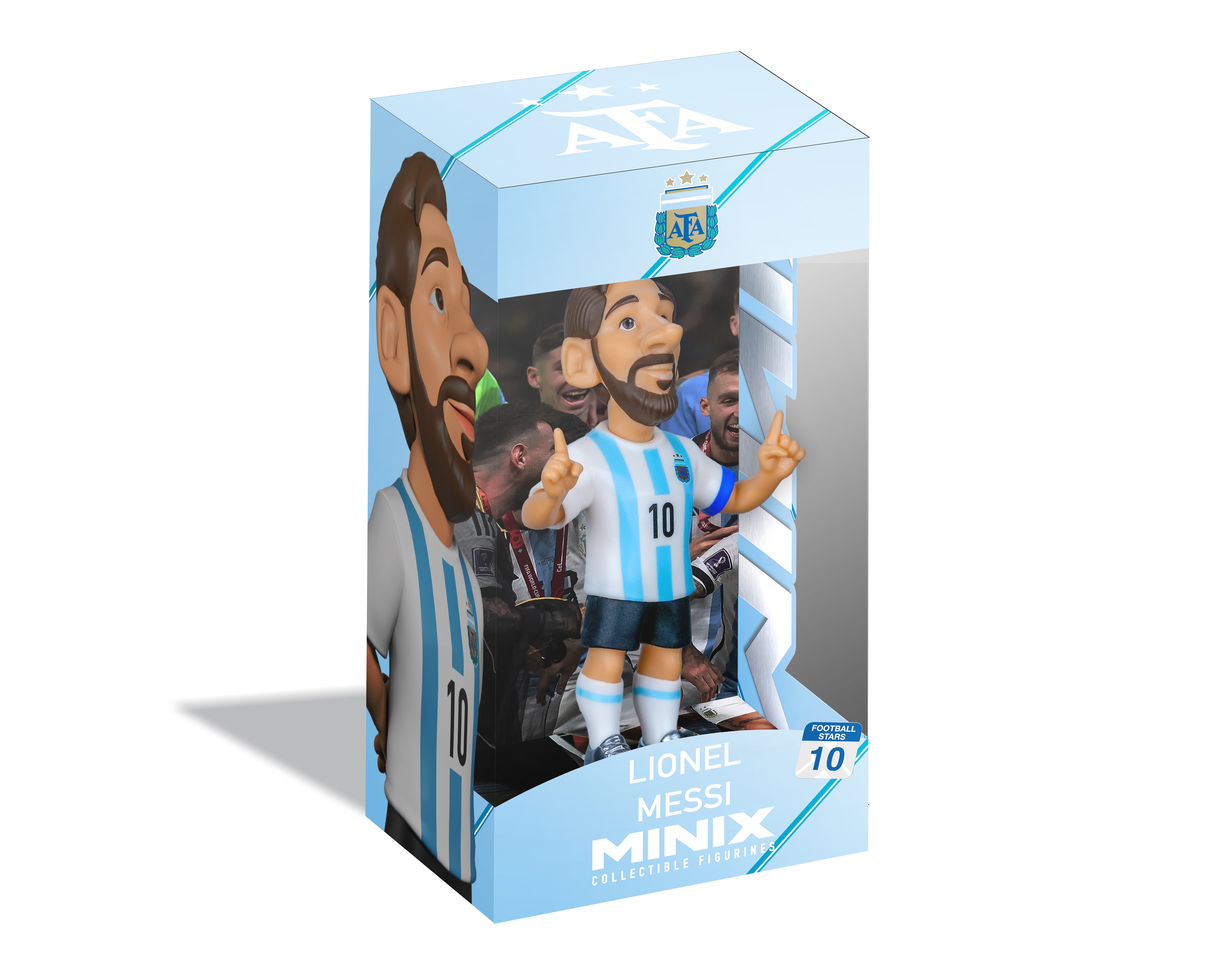 Figura Football Stars World Cup- Argentina- Messi - 12cm 2