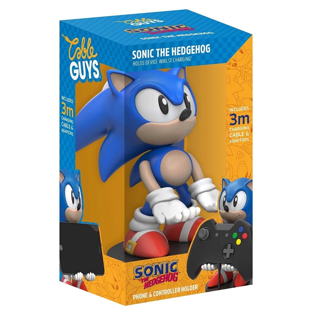 Figura Sonic the Hedgehog Cable Guy Device Holder 1