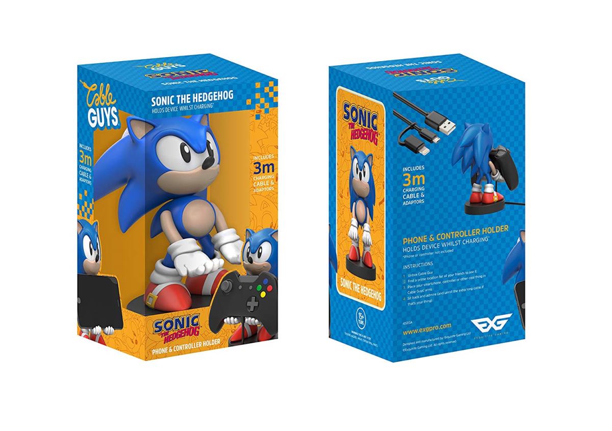 Figura Sonic the Hedgehog Cable Guy Device Holder 7