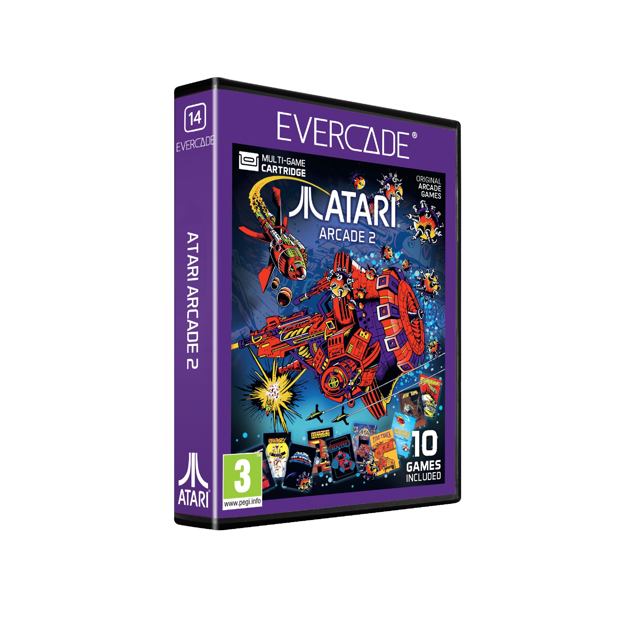 Imagem 0 de Cartucho  Evercade Atari Arcade 2