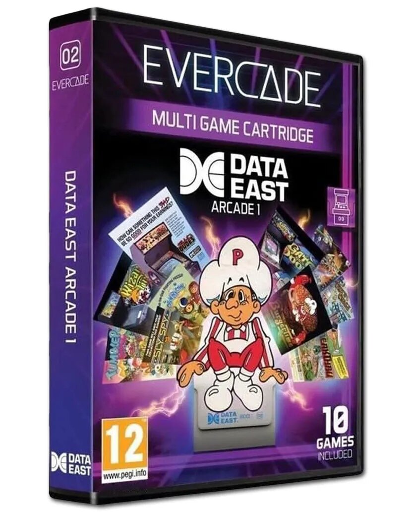 Cartucho Evercade Data East Arcade - Collection 1 1