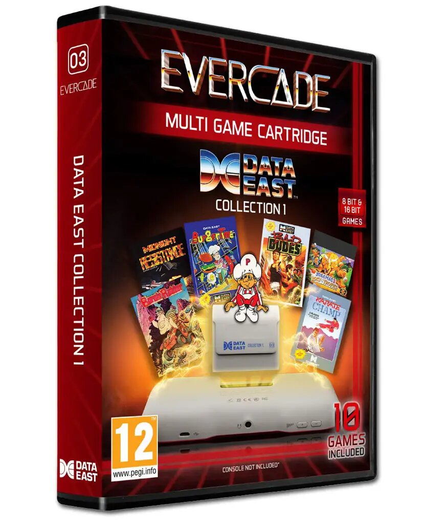 Imagem 0 de Cartucho Evercade Data East Cartridge - Collection 1