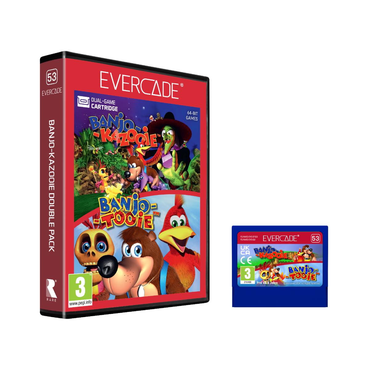 Cartucho Blaze Evercade Double Pack Banjo-Kazooie + Banjo-Tooie 2