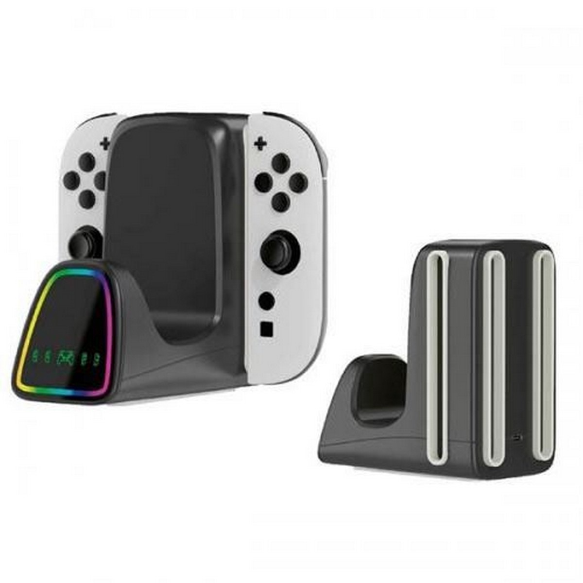 Carregador Joy-Con e Comando Pro com RGB BigBen para Nintendo Switch 2 1