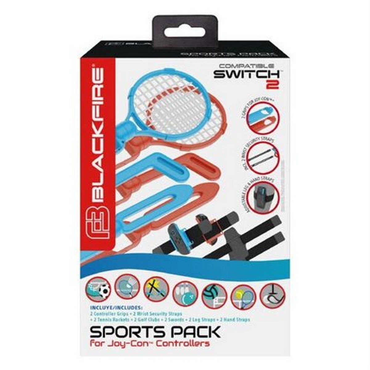 Sport Pack BlackFire 14 em 1 para Nintendo Switch 2 1