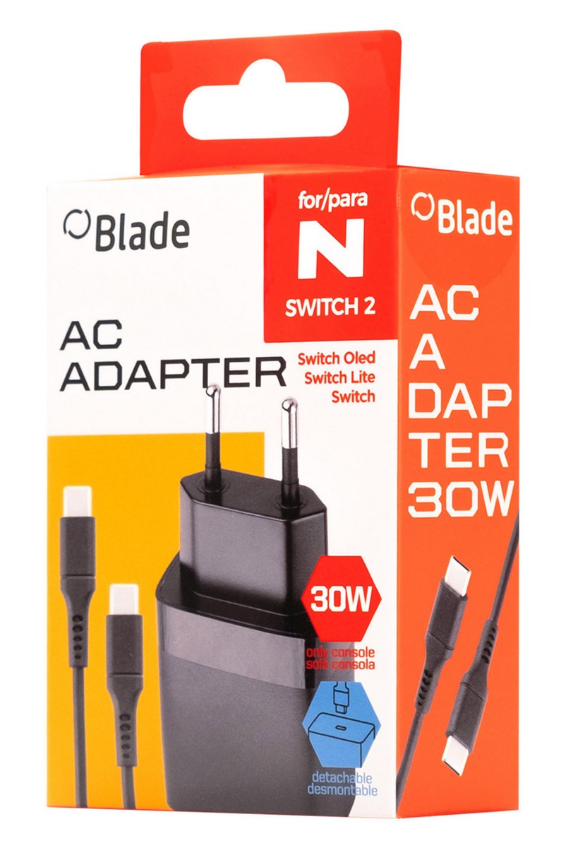 Adaptador AC Blade para Nintendo Switch 2 1
