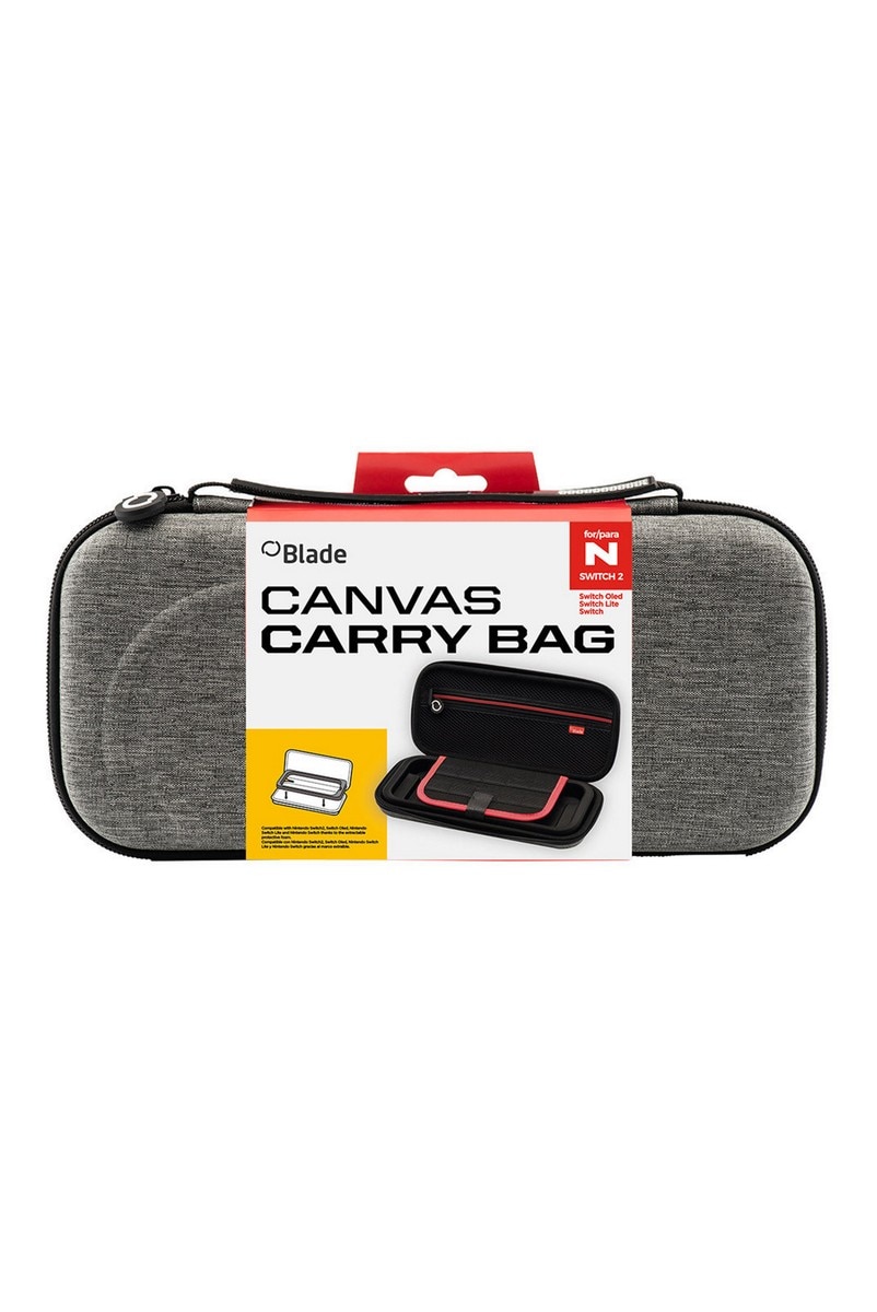 Carry Bag Blade Canvas para Nintendo Switch 2 - Cinzento 1