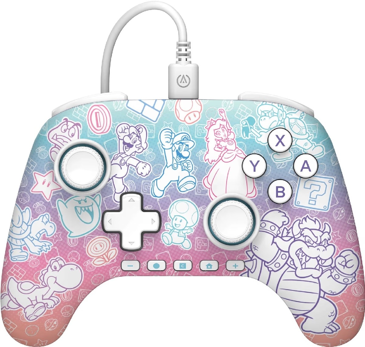 Comando Power A Mushroom Kingdom para Nintendo Switch 2 - Multicolor 1