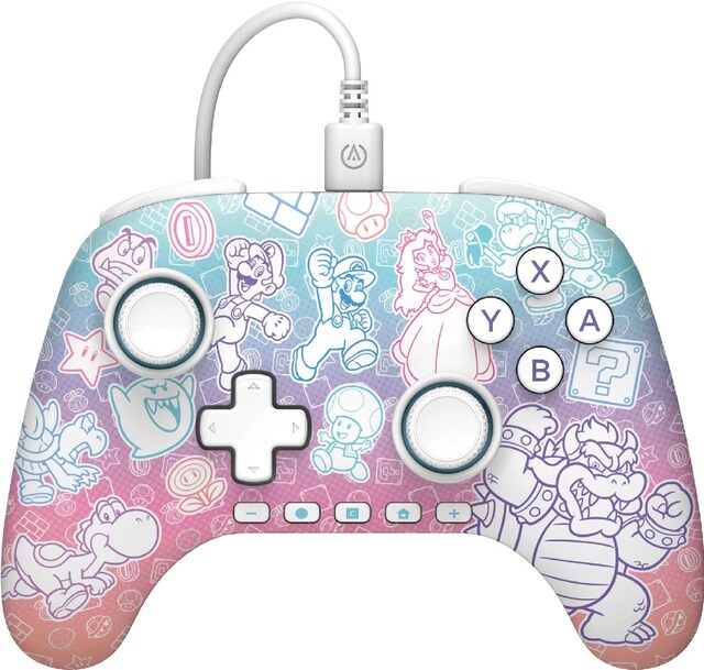 Imagem 0 de Comando Power A Mushroom Kingdom para Nintendo Switch 2 - Multicolor