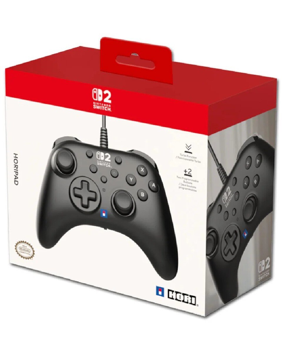 Comando Com Fios Hori Horipad Nintendo Switch 2 - Preto 2