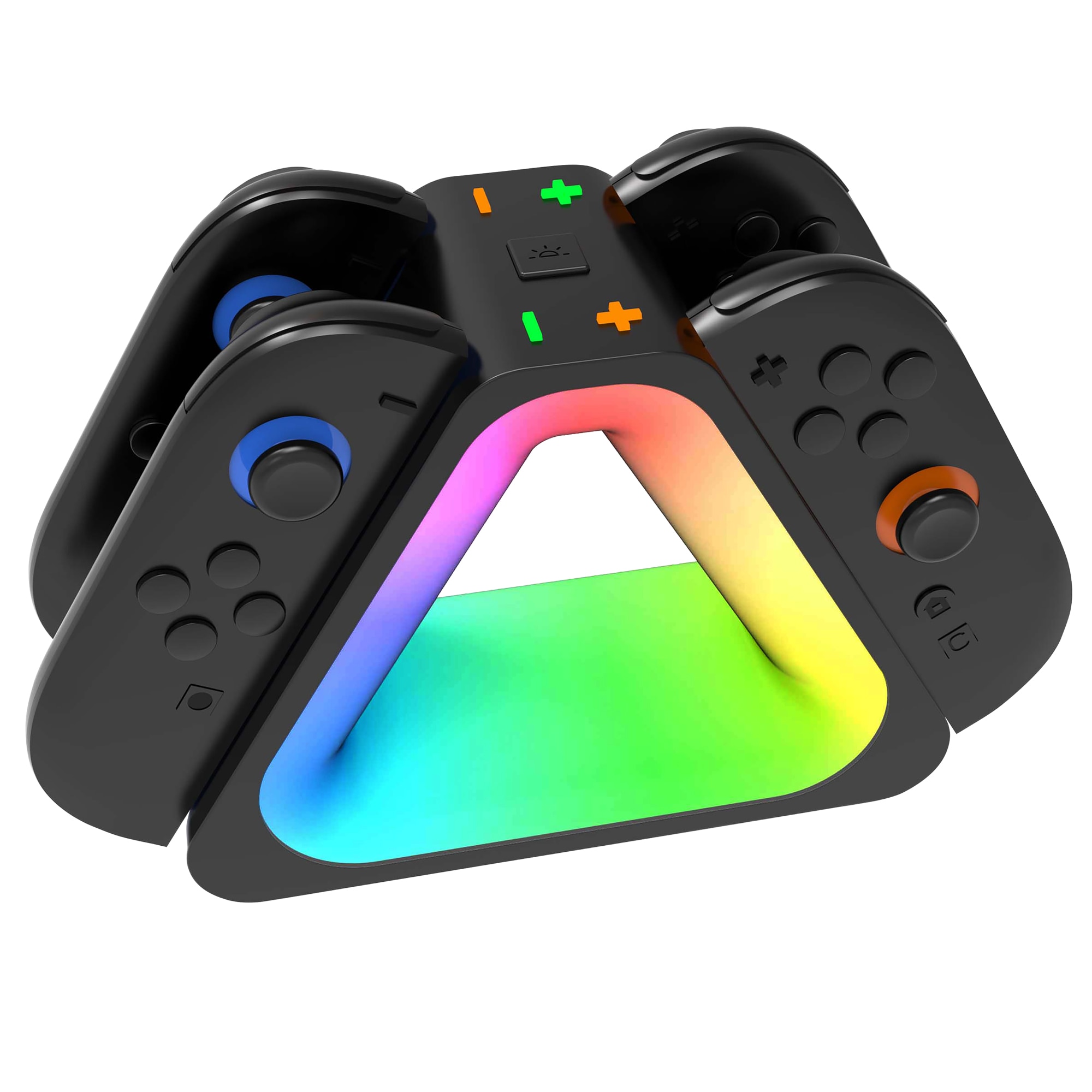 carregador Triangle 4 Joycon - Nintendo Switch 2 3