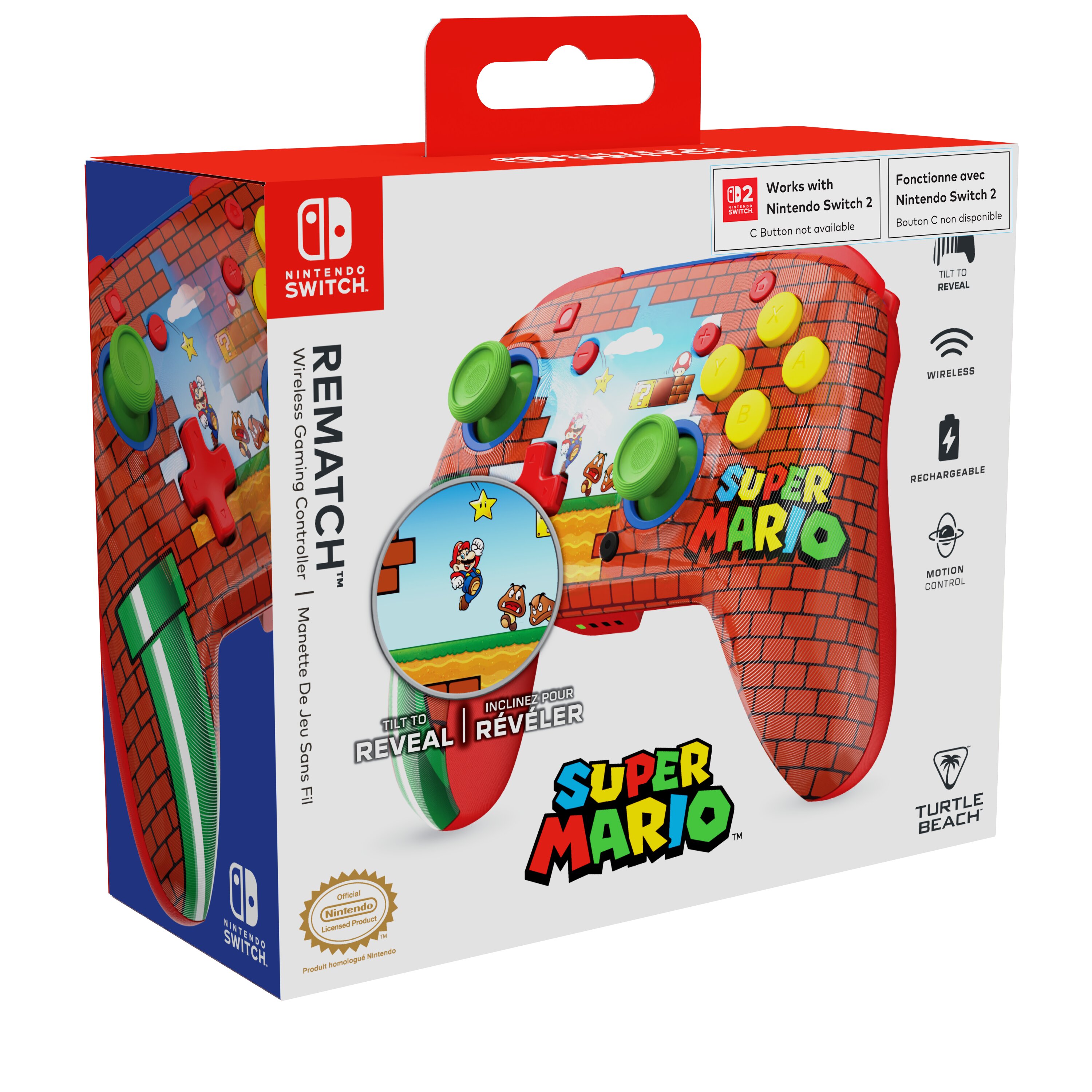 Comando Wireless Rematch Mario Bricks Reveal 13