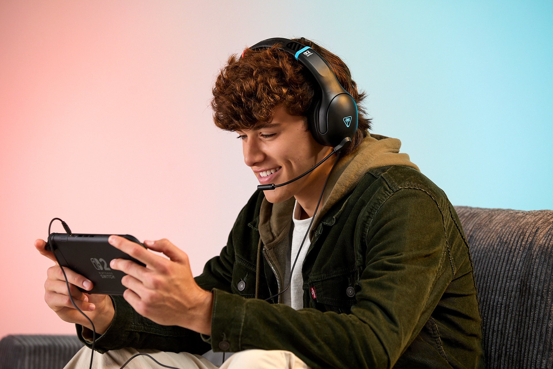 Auriculares Gaming Airlite Fit com Microfone e Cabo - Nintendo Switch 2 9