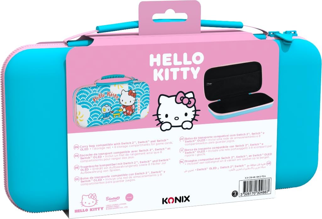Bolsa de Transporte Hello Kitty Tea - Nintendo Switch 2 3