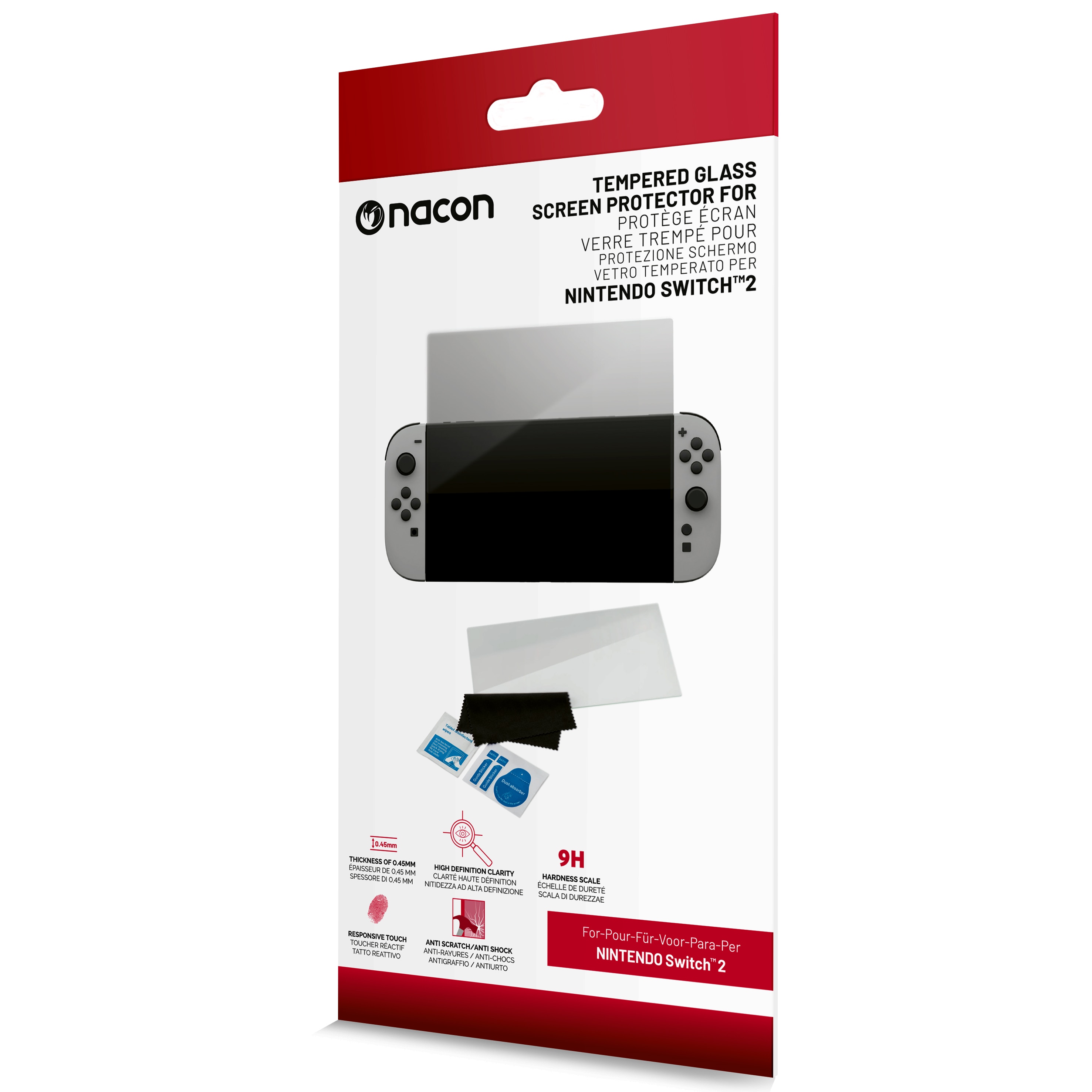 Protecção de Ecrã em Vidro Temperado - Nintendo Switch 2 4