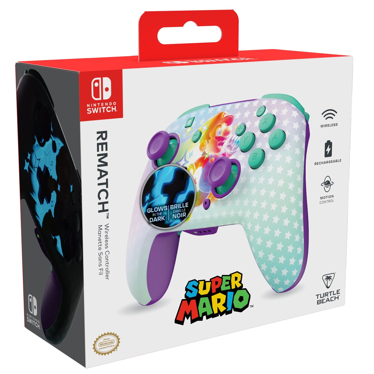 Comando Rematch Wireless Controller Â· Invincible Mario - Nintendo Switch 1 & 2 11