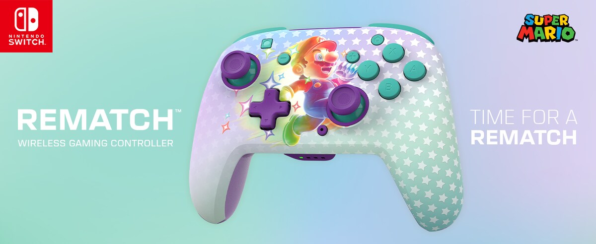 Comando Rematch Wireless Controller Â· Invincible Mario - Nintendo Switch 1 & 2 12