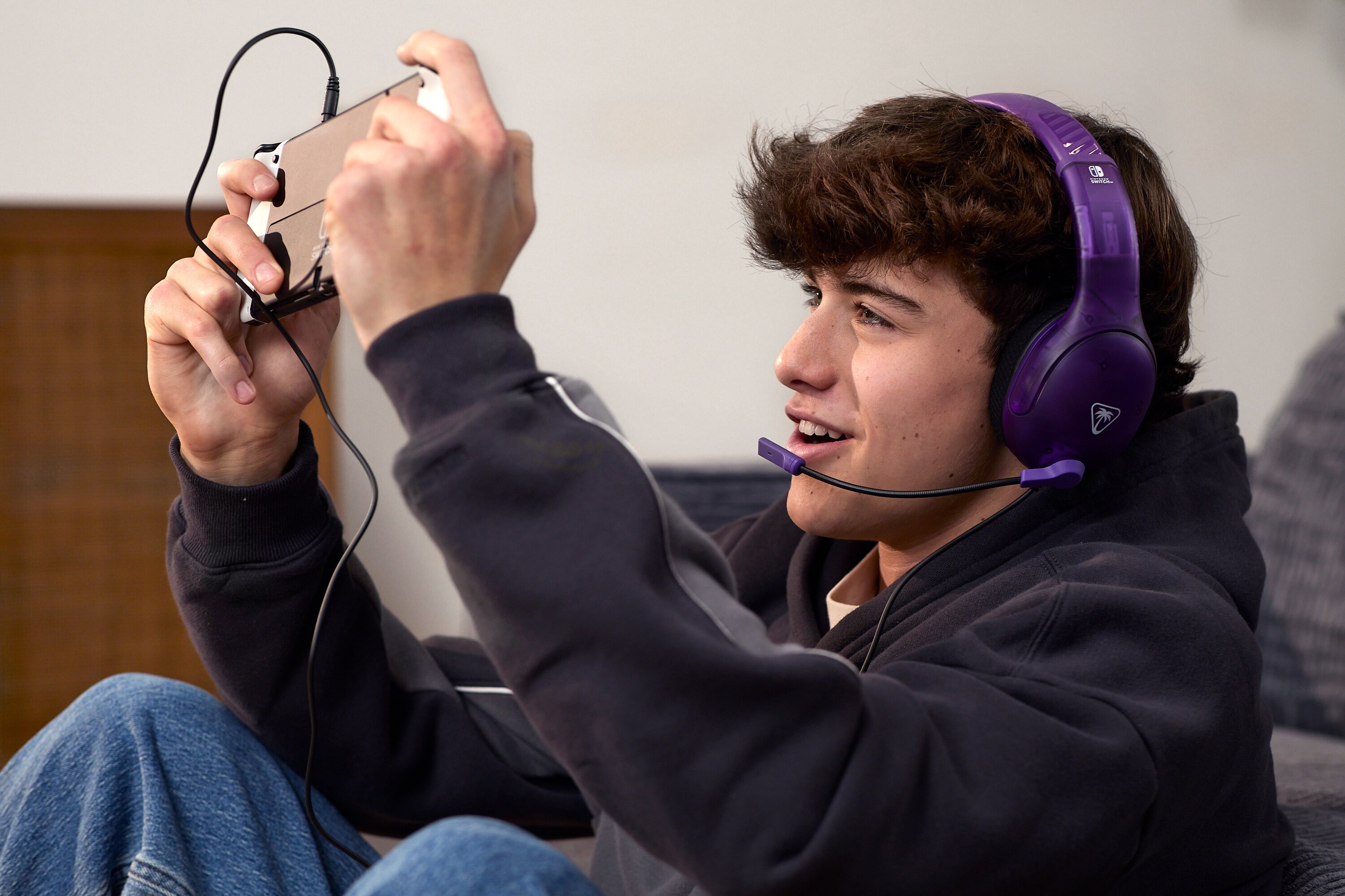 Airlite Fit Headset Â· Ghost Purple Headset - Nintendo Switch 2 8