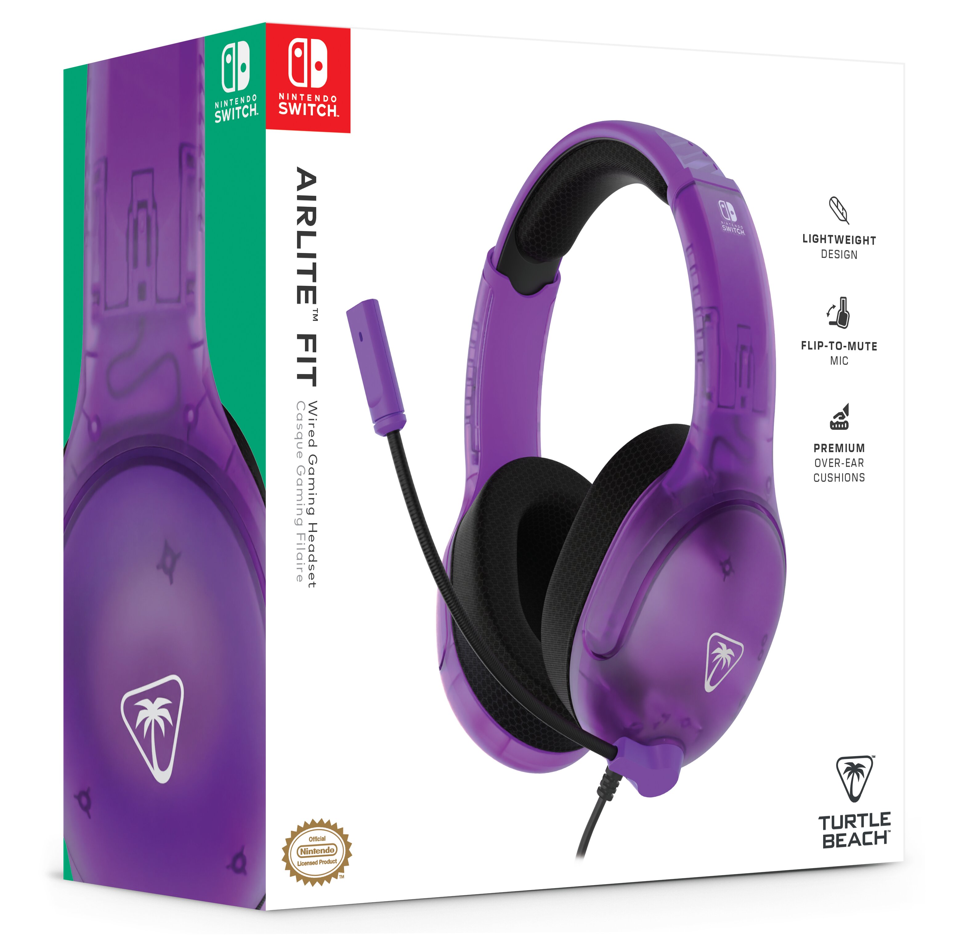 Airlite Fit Headset Â· Ghost Purple Headset - Nintendo Switch 2 9