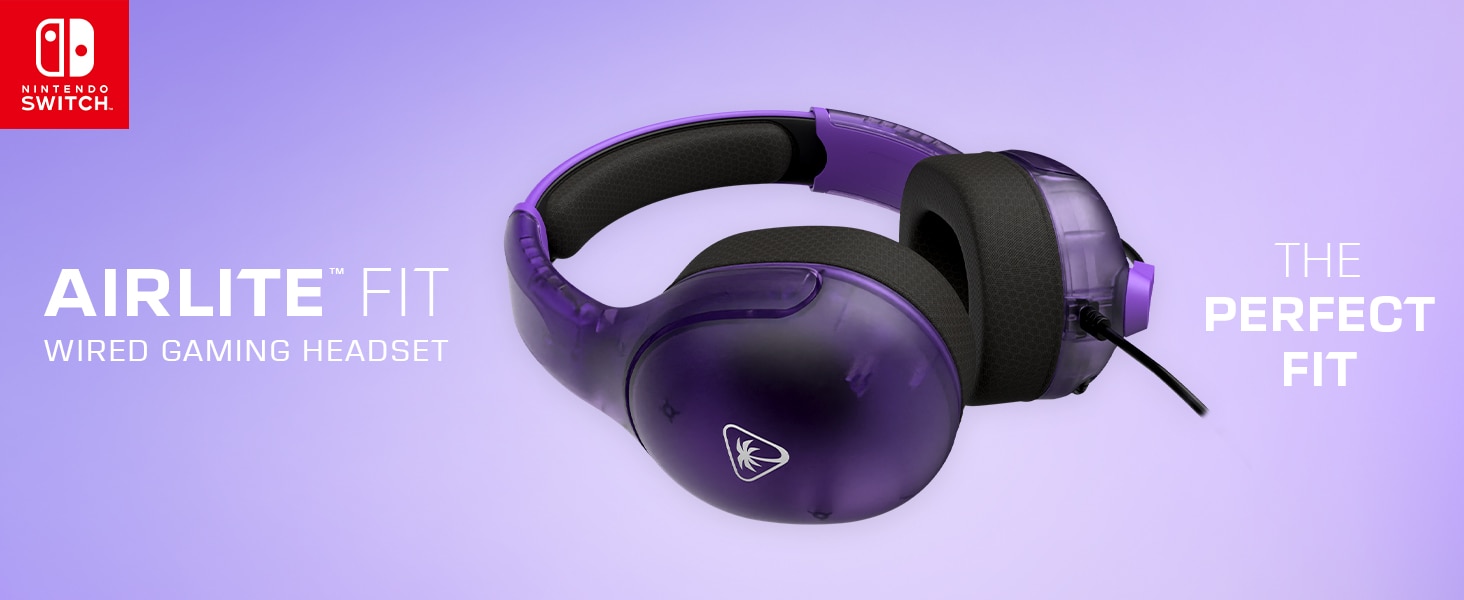 Airlite Fit Headset Â· Ghost Purple Headset - Nintendo Switch 2 10