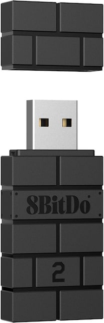 Imagem 0 de Adaptador USB S/ Fios 8BITDO USB Wireless Adapter 2 Preto