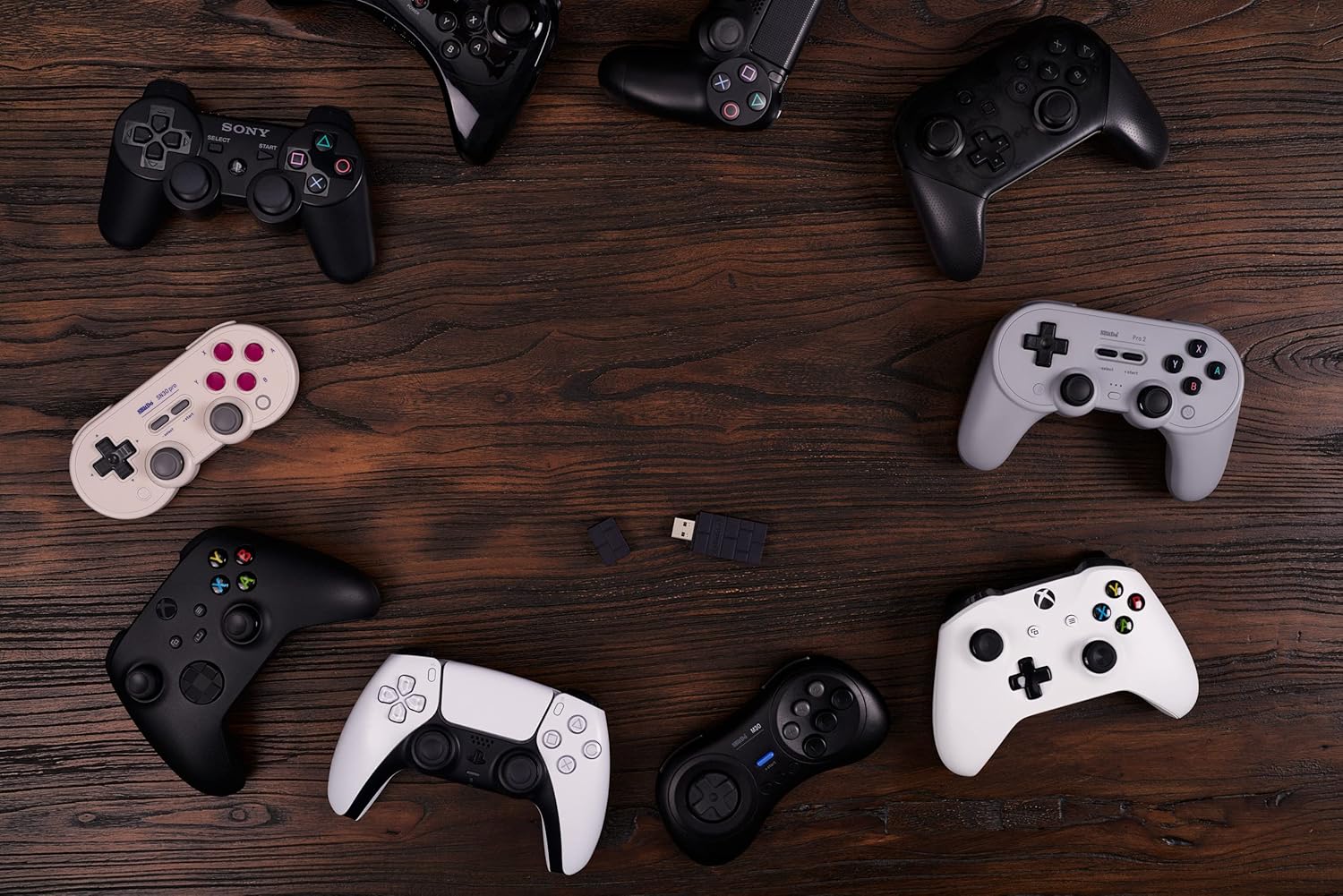 Adaptador USB S/ Fios 8BITDO USB Wireless Adapter 2 Preto 6