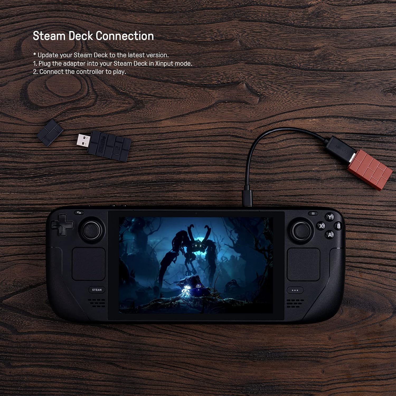 Adaptador USB S/ Fios 8BITDO USB Wireless Adapter 2 Castanho 3