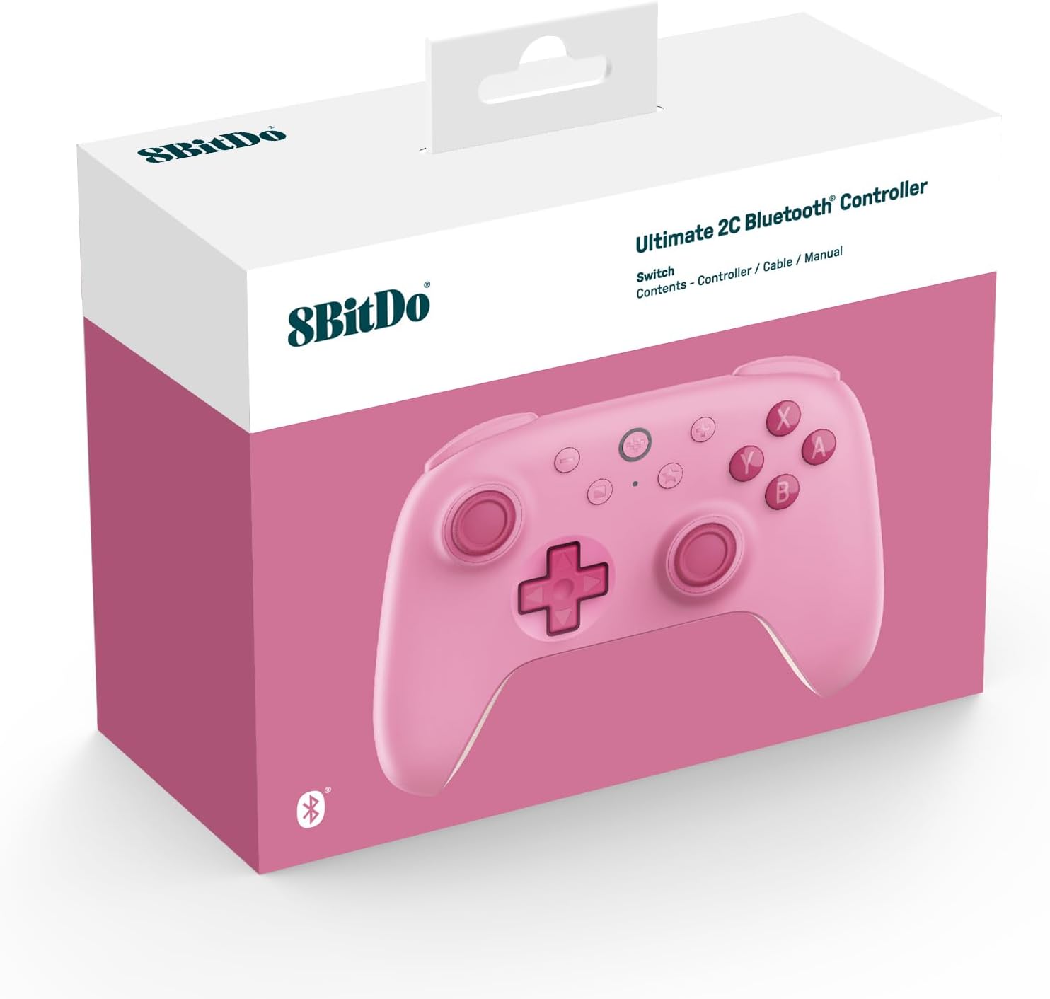 Comando S/ Fios BT 8BITDO Ultimate 2C Rosa NS / NS2 5