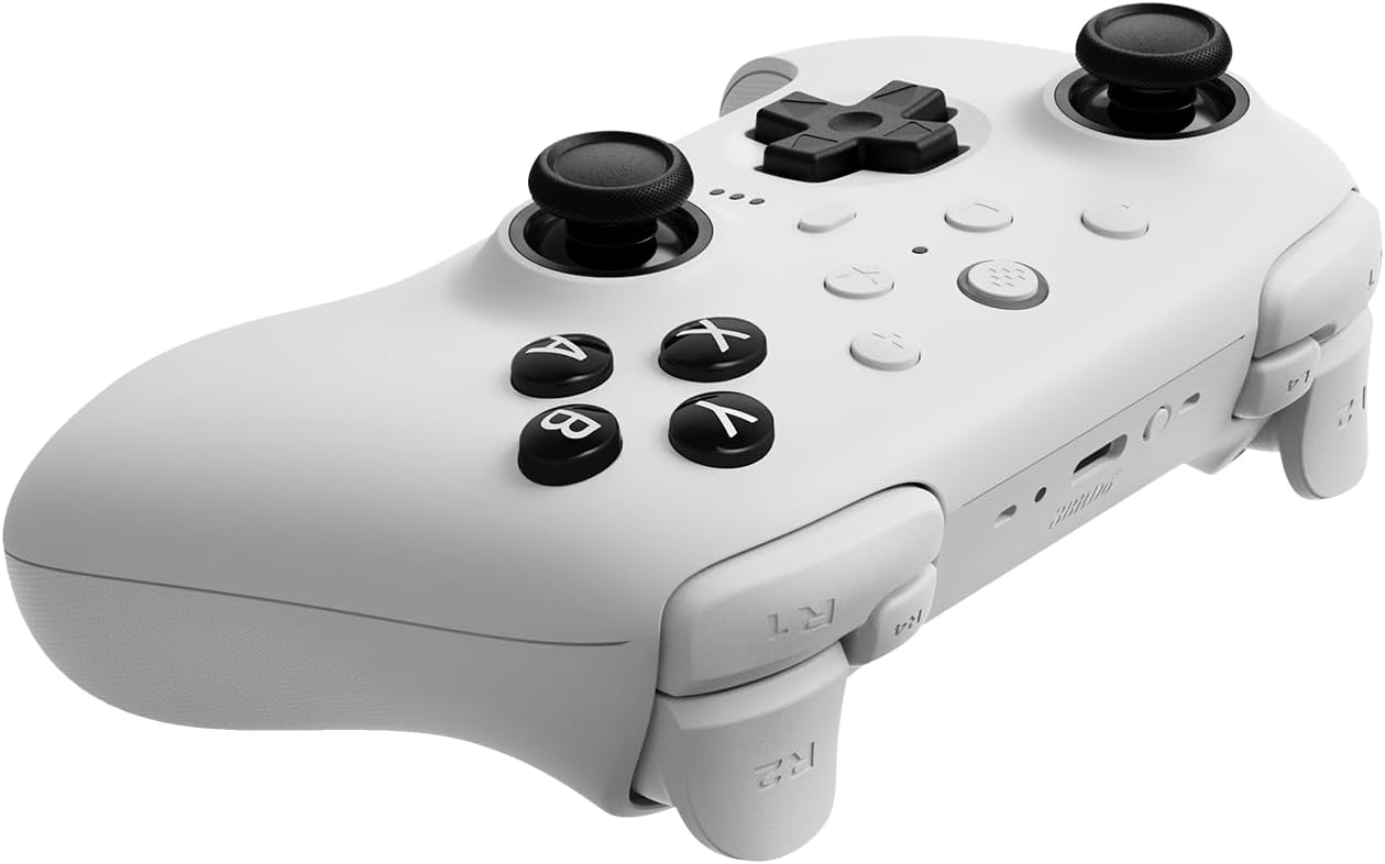 Comando S/ Fios 2.4G BT 8BITDO Ultimate 2 Branco NS / NS2 3