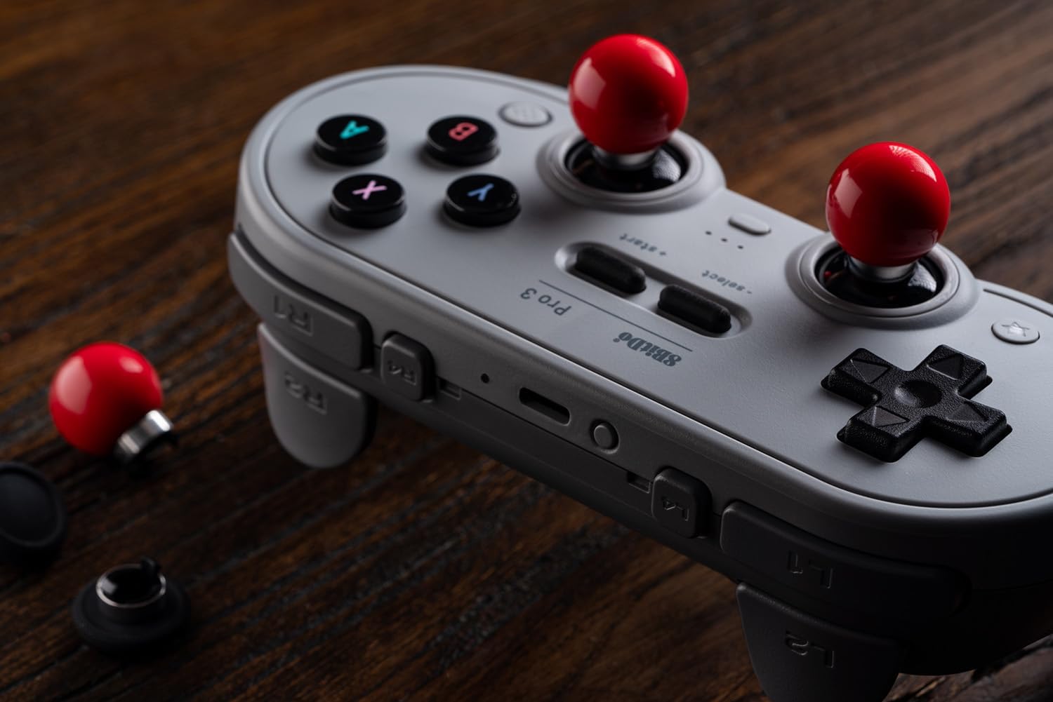 Comando S/ Fios 2.4G BT 8BITDO Pro 3 G Clássico NS / NS2 10