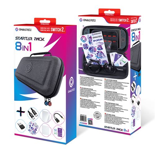 Kit Iniciante 8 em 1 Oniverse Cinza para Nintendo Switch™ 2 9