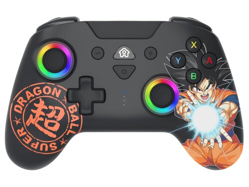 Comando S/Fios Led Dragon Ball Goku Preto- Nintendo Switch/ Nintendo Switch2 2
