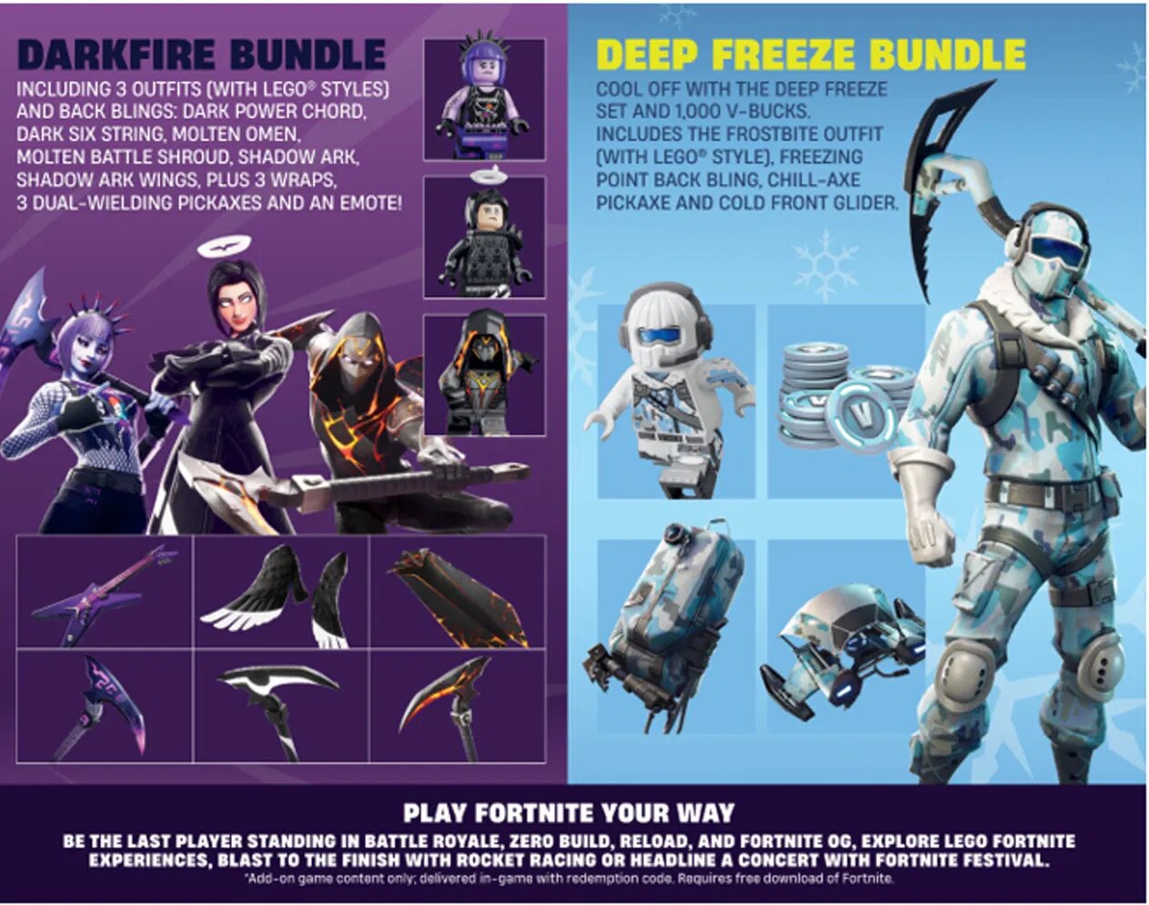 Fortnite Darkfire & Ice Bundle (CIB) - Nintendo Switch 2 2