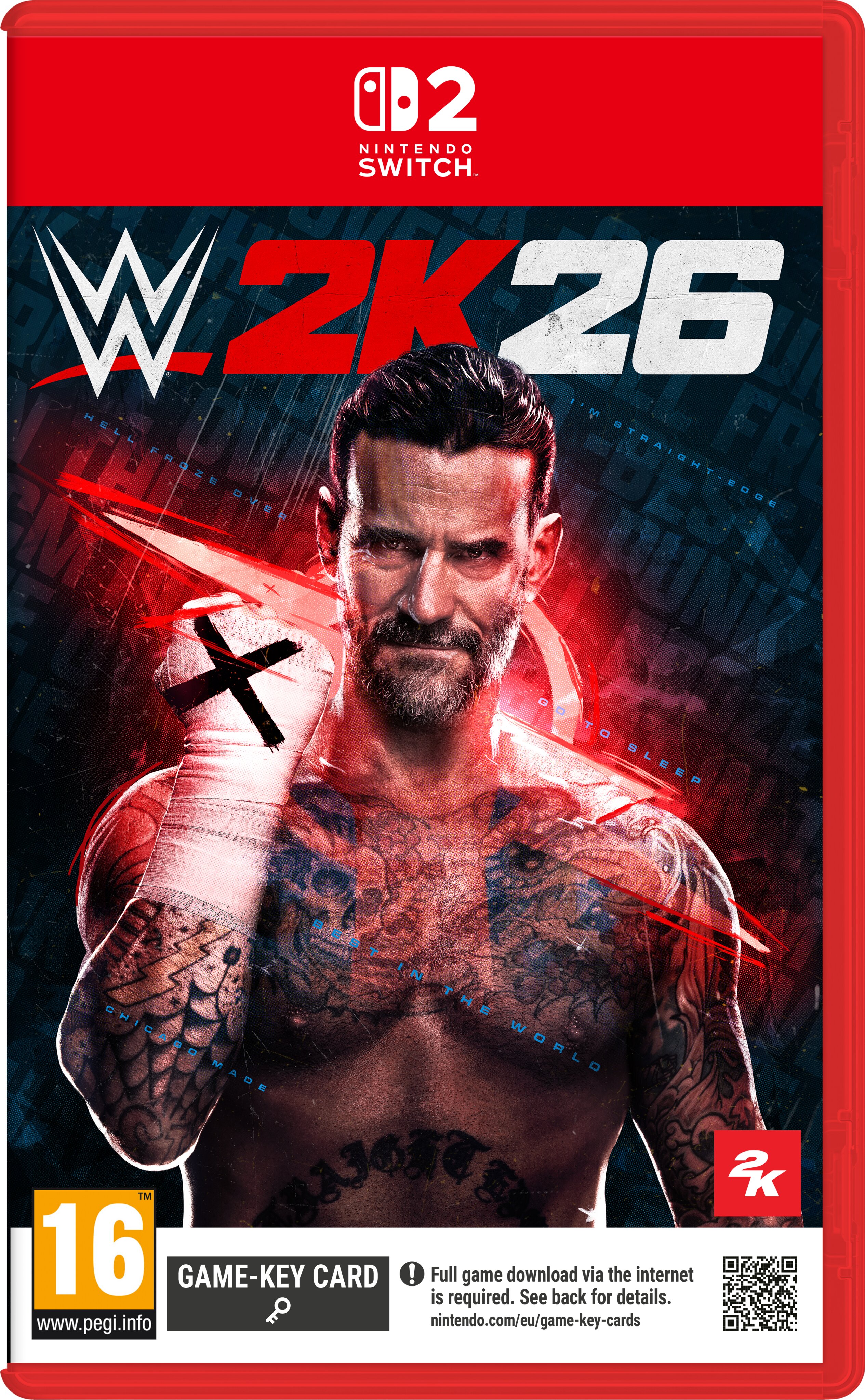 Imagem 0 de WWE 2K26 - (Cartão chave de jogo) - Nintendo Switch 2
