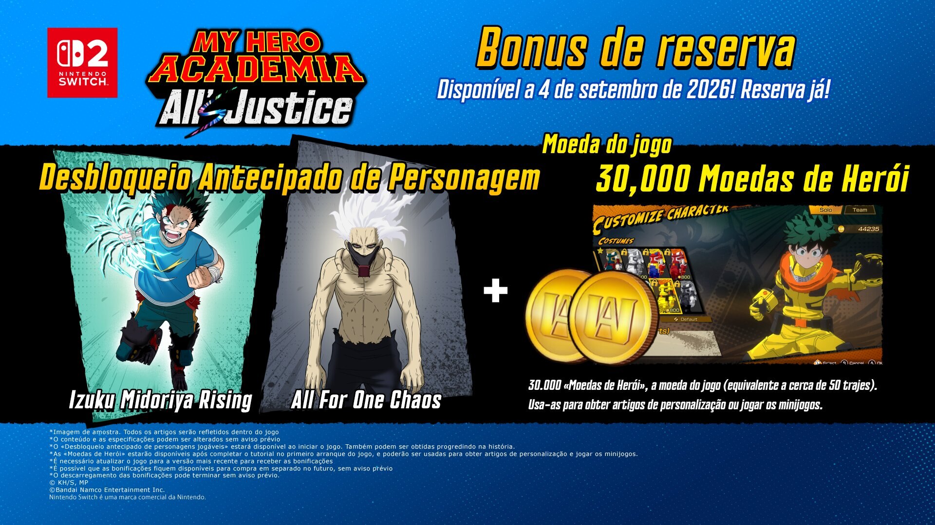 My Hero Academia: All’s Justice (Game Key Card) - Nintendo Swich 2 3