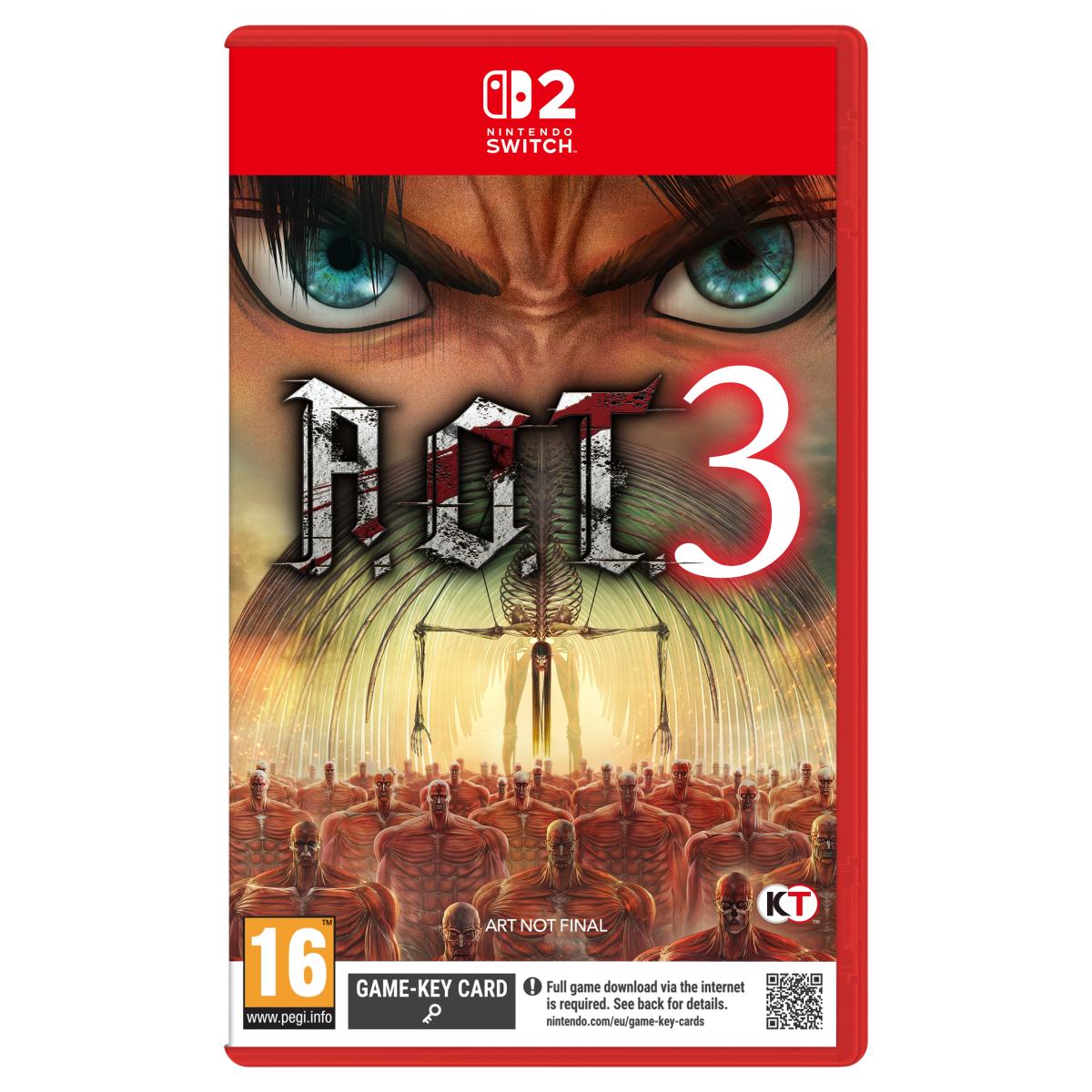 Imagem 0 de Attack on Titan 3 Launched Edition - Nintendo Switch 2
