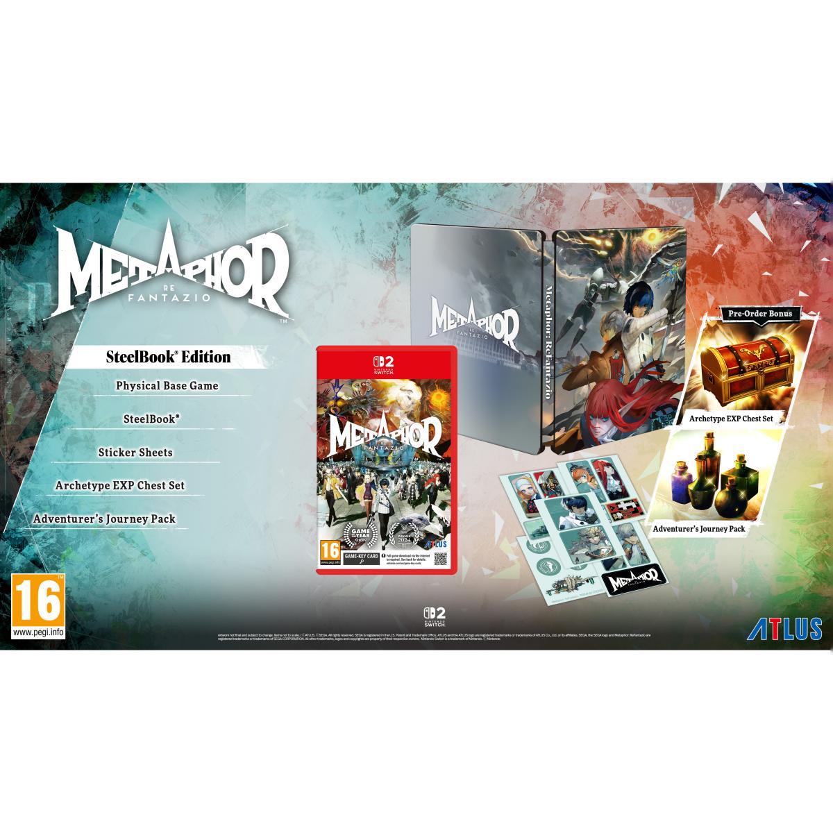 Metaphor: ReFantazio Steelbook Edition - Nintendo Switch 2 2