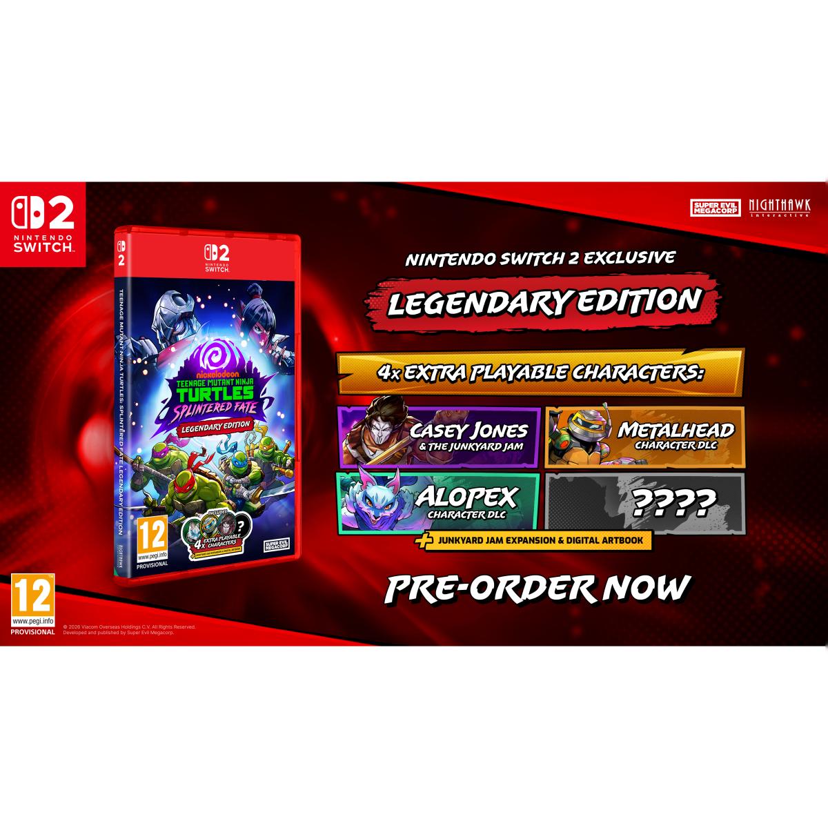TMNT Splintered Fate - Edição Legendary - Nintendo Switch 2 2
