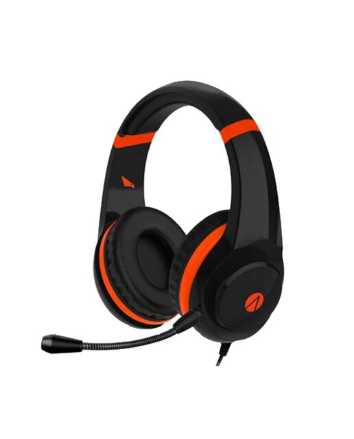 Imagem 0 de Auscultadores Gaming com Fio XP-Raptor Microfone - Preto/Laranja