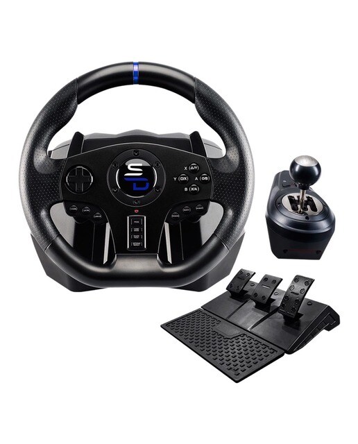 Volante Gs850-X Drive Pro Sport com mudanças manuais, 3 pedais e vibração - Xbox Serie X/S, PS4, Xbox One 1