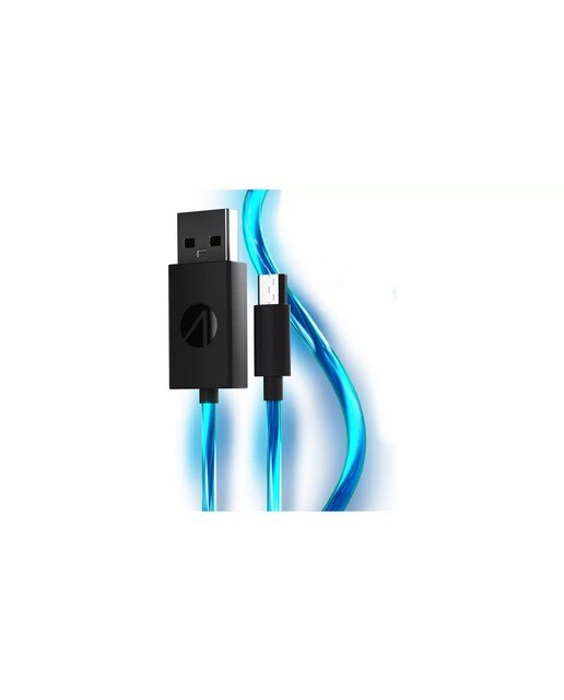 Cabos de Carregamento Led para PS4 - 2m Blue-1