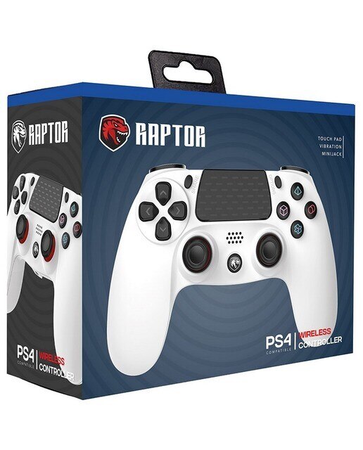 Comando Sem Fios Raptor - PlayStation 4 Branco-1