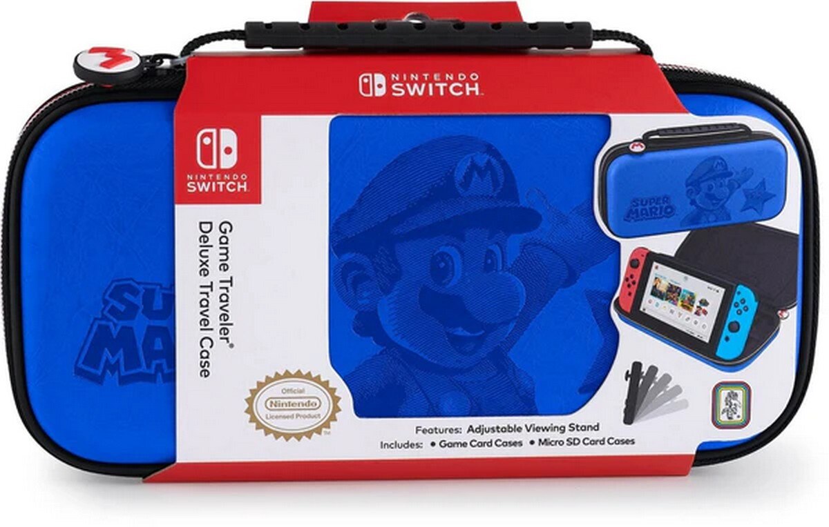 Bolsa de Viagem Super Mario Azul - Nintendo Switch 1