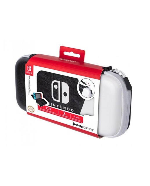 Imagem 0 de Bolsa de Transporte Deluxe Travel Case Nintendo Switch Ed OLED - Preto/Branco