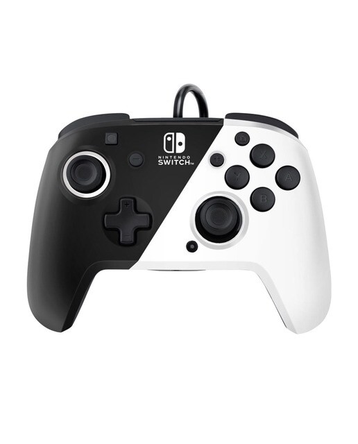 Faceoff Deluxe + Audio Wired Controller para Nintendo Switch - Preto/Branco Preto / Branco-1