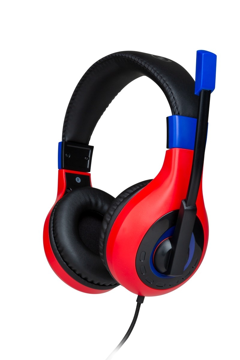 Auscultadores Gaming Switch Azul e Vermelho Super Mario  Nintendo Switch 2