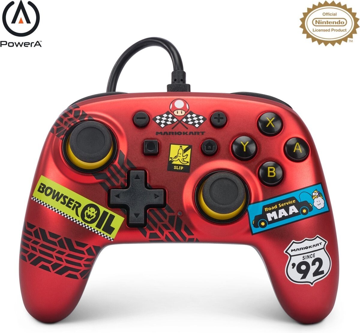Comando PowerA Nano para a Nintendo Switch - Mario Kart: Racer Red 8