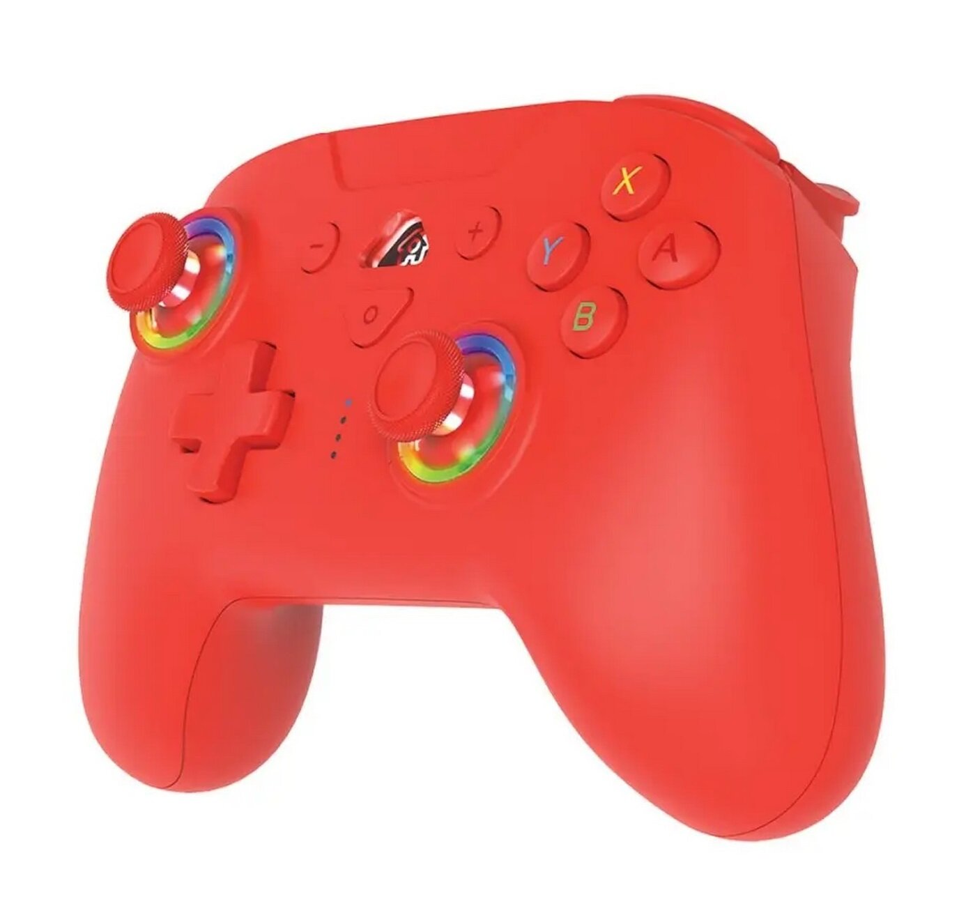 Comando Sem Fio LED RGB para Nintendo Switch - Vermelho 3