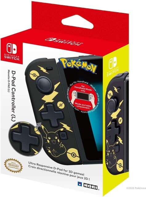 Imagem 0 de Joy-con Esquerdo Pokemon Pikachu Black & Gold - Nintendo Switch
