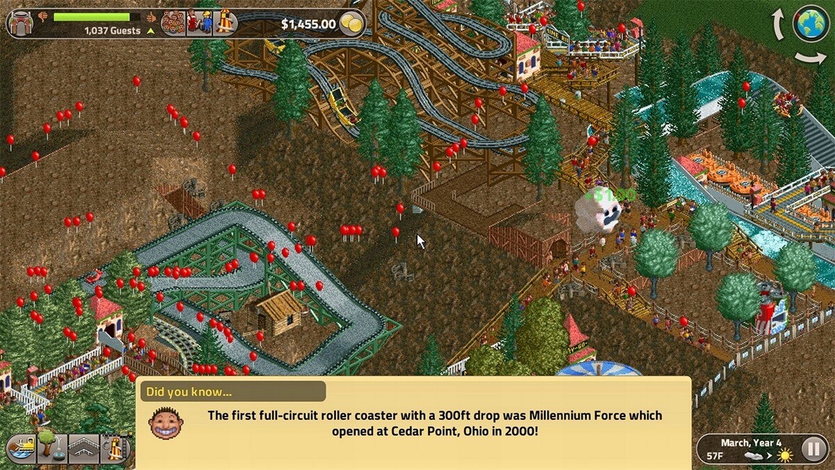 Roller Coaster Tycoon Classic - Nintendo Switch 4